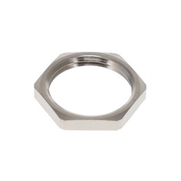 10 pcs : NTBN-P11 - FIPLOCK, LOCKNUT, PG11, BRASS-NI