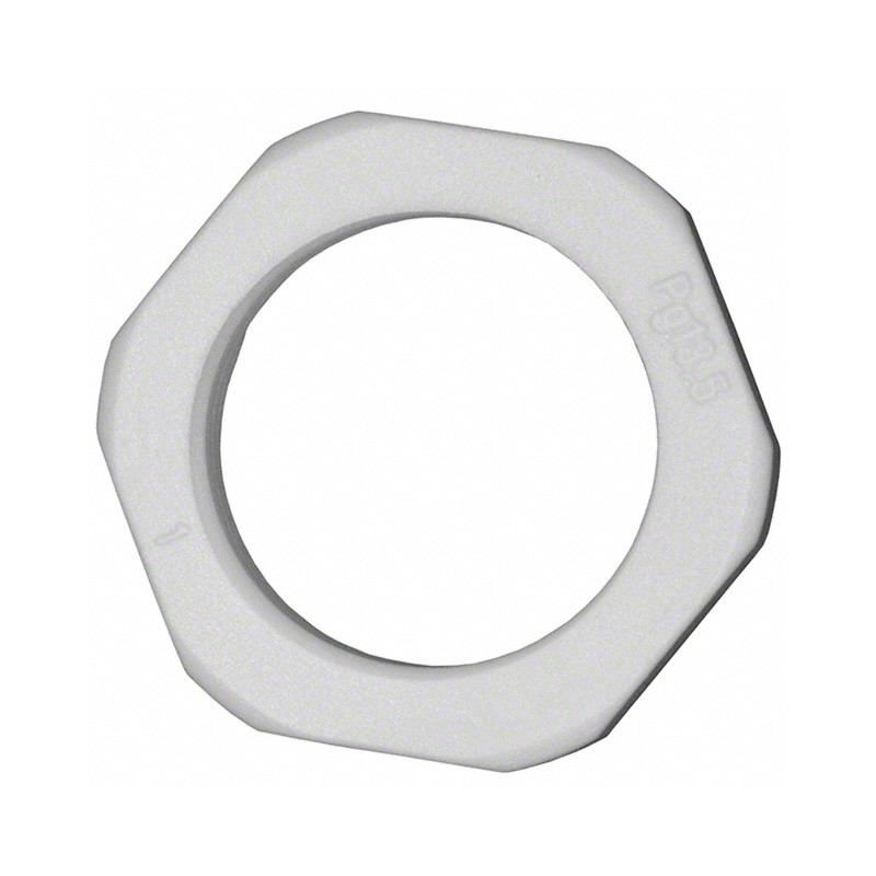 10 pcs : A8213 - LOCKNUT PG 13 NYLON GRAY