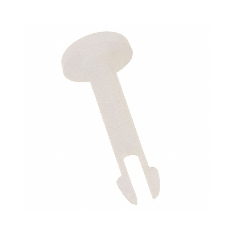 10 pcs : 27PIF0019 - PUSH IN FASTENER, .095 HOLE, .44