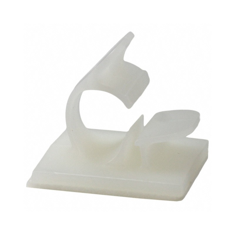 10 pcs : LWC25-A-C - CBL CLIP WIRE SADDLE NATURAL ADH