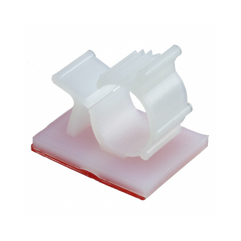 10 pcs : AKKL-3140-DHB - CBL CLIP C-TYPE NATURAL ADHESIVE