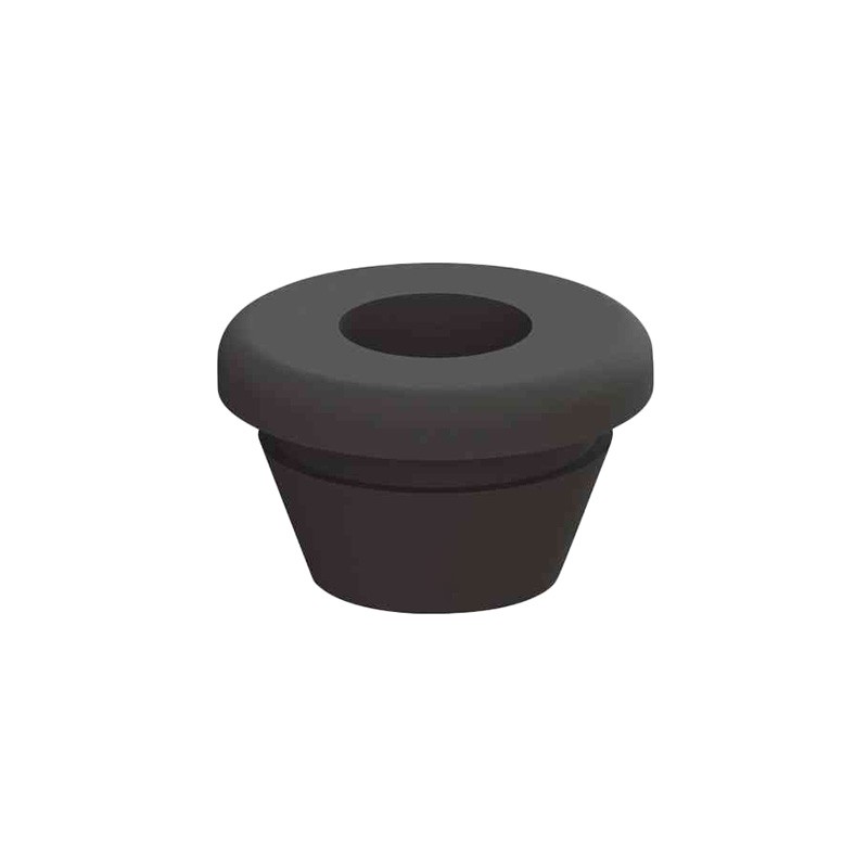 10 pcs : QFG-2 - GROMMET HOLE FLEX BLACK 1' HOLE