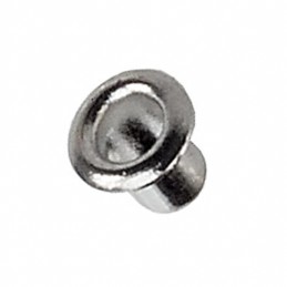 10 pcs : 45 - EYELET 0.156' BRASS TIN PLATED