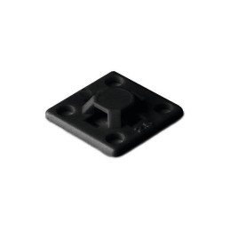 10 pcs : MB2.5A0M4 - CABLE TIE HLDR QUAD ADH BLACK