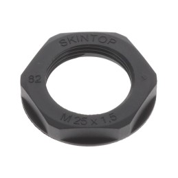 10 pcs : NTPA-M25B - FIPLOCK, LOCKNUT, M25X1.5, BLACK