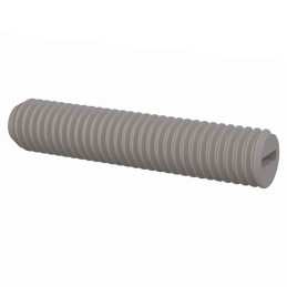 10 pcs : 50M040070R004 - SET SCREW, SLOTTED HEAD, M4 X .7