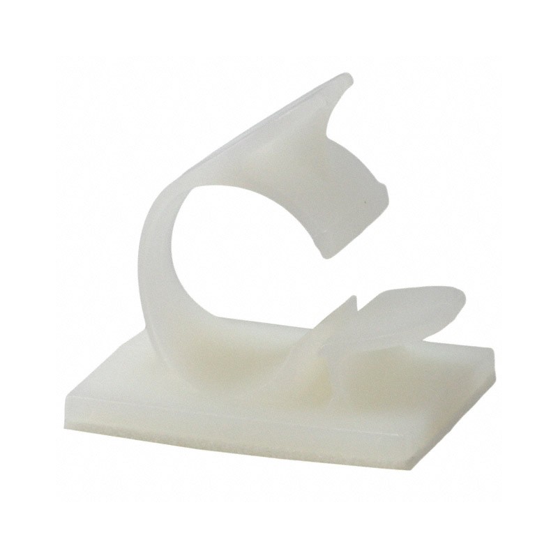 10 pcs : LWC38-A-C - CBL CLIP WIRE SADDLE NATURAL ADH