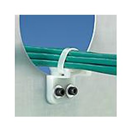 10 pcs : RAMS-S3-M - CABLE TIE HLDR SGL SCREW 3 NAT