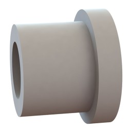 10 pcs : 12SWS0430 - SHOULDER WASHER, NATURAL, NYLON