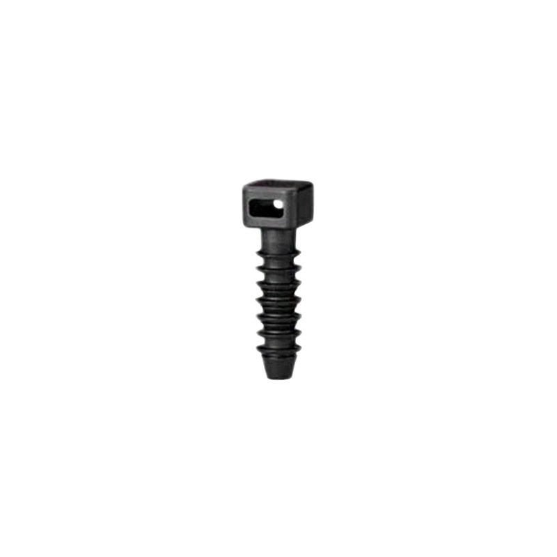 10 pcs : MPMS25-C0 - CABLE TIE HLDR SGL PUSH MNT BLK
