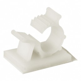 10 pcs : AKKL-3140A-19 - CBL CLIP C-TYPE NATURAL ADHESIVE