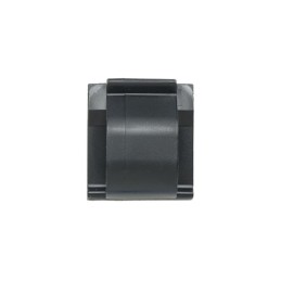 10 pcs : ACC62-A-D20 - CBL CLIP C-TYPE BLACK ADHESIVE