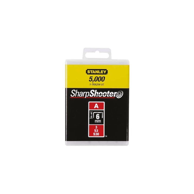 1 pcs - Stanley 6mm Staples 5000 Per pack
