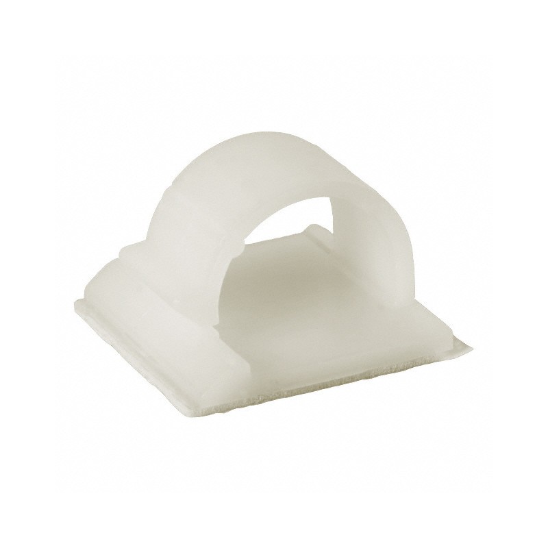 10 pcs : WCK-720-01A-RT - CBL CLIP C-TYPE NATURAL ADHESIVE