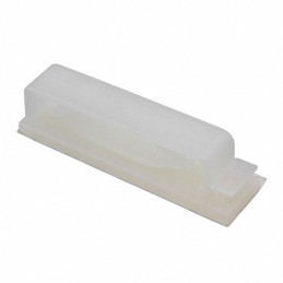 10 pcs : TFCC-40-01 - CBL CLIP FLAT NATURAL ADHESIVE