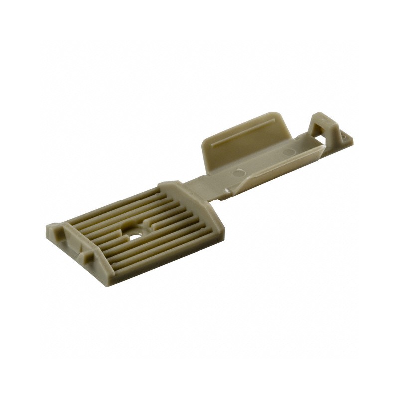 10 pcs : FCM1.2-S6-C14 - CABLE TIE HLDR SNGLE ADH GRAY