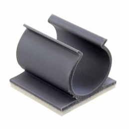 10 pcs : KKU-12-RT - CBL CLIP U-TYPE GRAY ADHESIVE