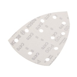 1 Bag of 10 - Bosch Sanding Sheet, 102mm 62mm, P120 Grit, Fine Grade
