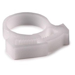 10 pcs : 190-00302 - CBL CLIP HOSE WHITE