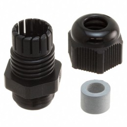 10 pcs : CG-PG7-2-BK - CABLE GLAND 3-6.5MM PG7 POLYAMID