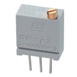 5 pcs - 500Ω, Through Hole Trimmer Potentiometer 0.5W Top Adjust TT Electronics/BI, 67