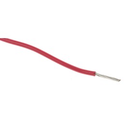 1 Reel of 100 M - RS PRO Red 0.13 mm² Hook Up Wire, 26 AWG, 7/0.16 mm, 100m, XLPE Insulation