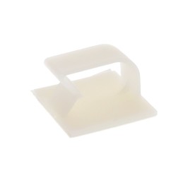 10 pcs : BEC75-A-T - CBL CLIP WIRE SADDLE NAT ADH