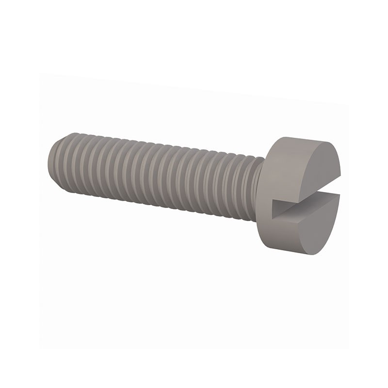 10 pcs : 50M050080D020 - CHEESE SLOTTED SCREW, M5 X .8 TH