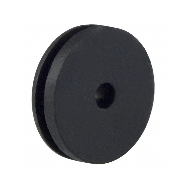 10 pcs : 734 - GROMMET 0.125' RUBBER BLACK