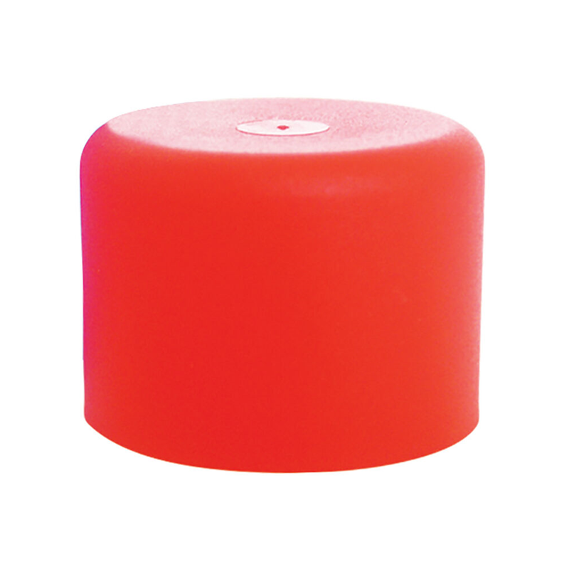 10 pcs : AR130A - ROUND END CAPS - RED, INSIDE DIA