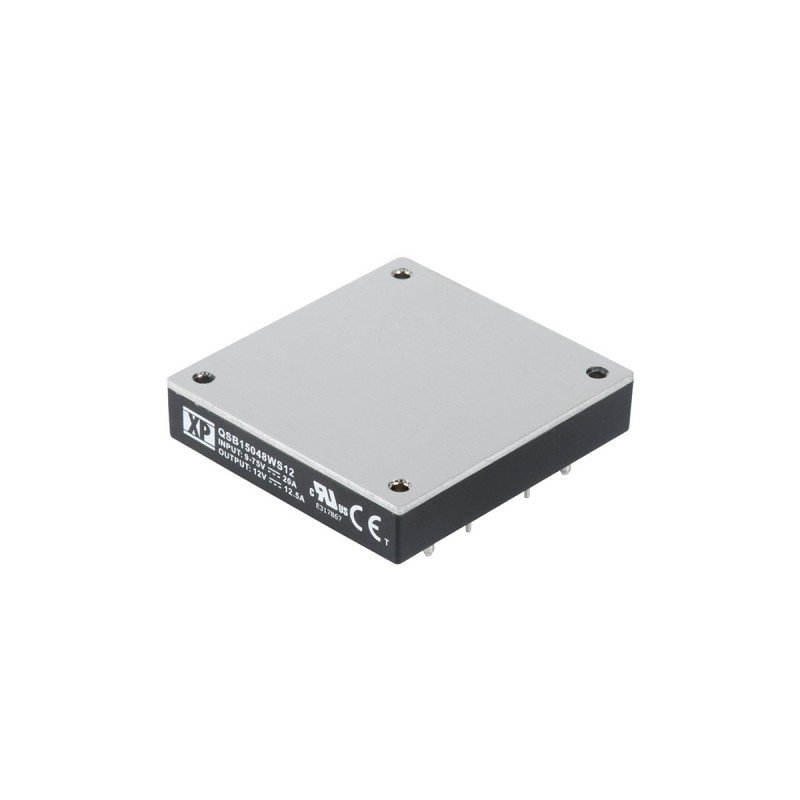 1 pcs - XP Power QSB15048W DC-DC Converter, 15V dc/ 10A Output, 9 - 75 V dc Input, 150W, PCB Mount, +100°C Max Temp