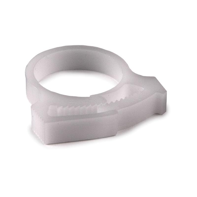 10 pcs : SNP18A10M4 - CBL CLIP HOSE WHITE