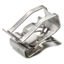 10 pcs : 151-00982 - CBL CLIP C-TYPE SILVER EDGE MNT