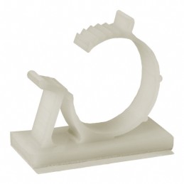 10 pcs : AKKL-10112A-19 - CBL CLIP C-TYPE NATURAL ADHESIVE