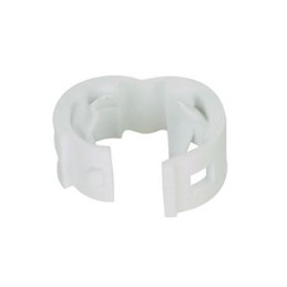 10 pcs : PCBANDWH-Q - PATCH CORD COLOR BAND, WHITE