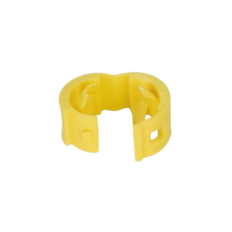 10 pcs : PCBANDYL-Q - PATCH CORD COLOR BAND, YELLOW