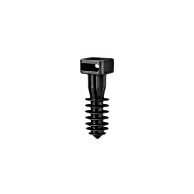 10 pcs : MPMH38-L0 - CABLE TIE HLDR SGL PUSH MNT BLK