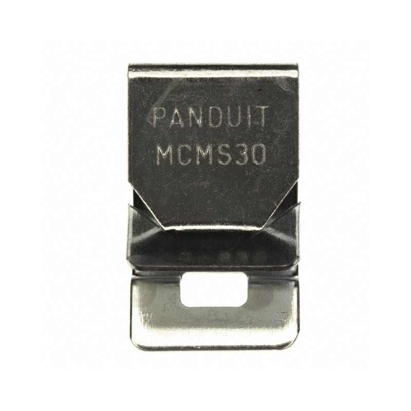 10 pcs : MCMS30-P-C - CABLE TIE HLDR SNGLE CLIP ON SIL