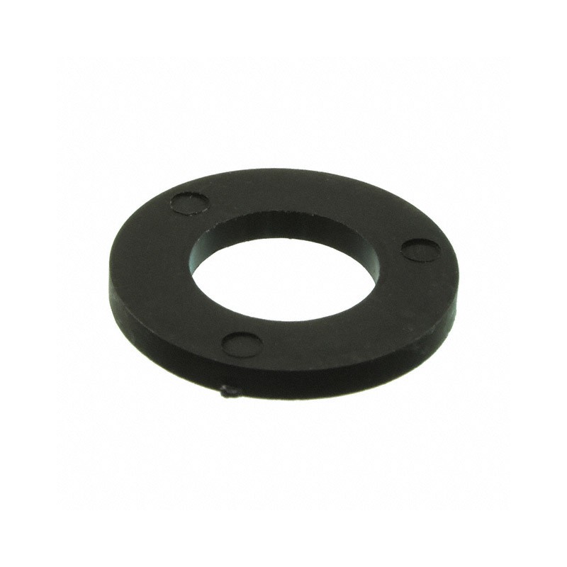 10 pcs : 17M06DIN34815B - FLAT WASHER, NYLON, BLACK, 6.4 M