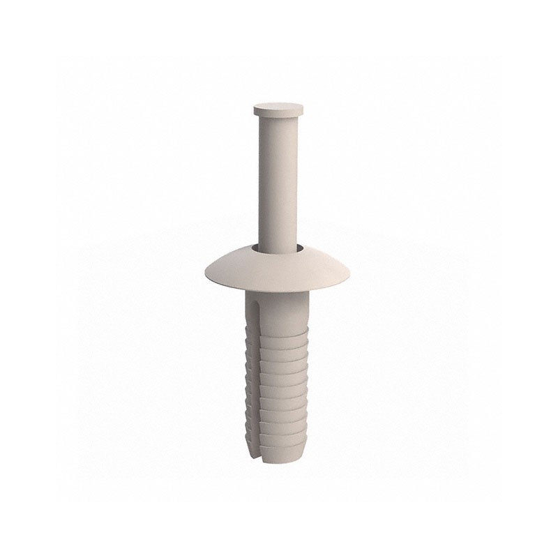 10 pcs : 61APM18075 - ANCHOR RIVET, PLASTIC PIN, .188