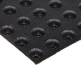 10 pcs : RBS-40BK - BUMPER CYLINDRICAL 0.25' DIA BLK