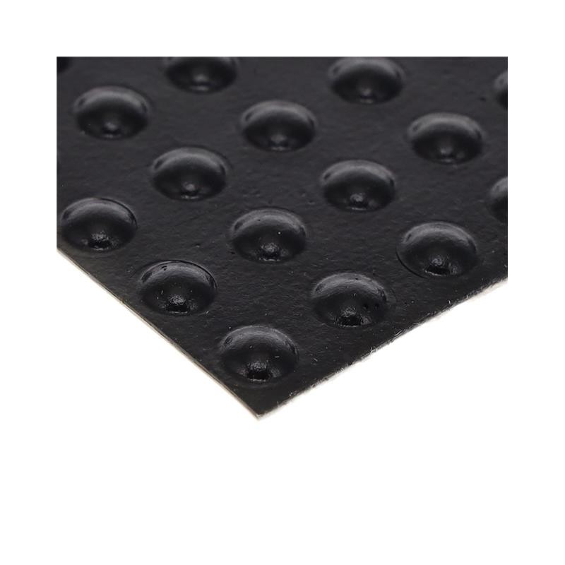 10 pcs : RBS-40BK - BUMPER CYLINDRICAL 0.25' DIA BLK