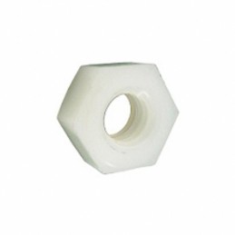 10 pcs : 9608 - HEX NUT 3/8' NYLON 10-32