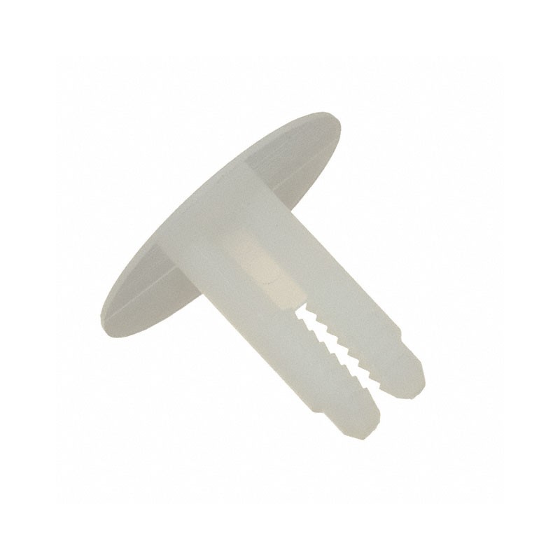 10 pcs : 27QB625750N - BARBED RIVET, .250 HOLE, .500-.8