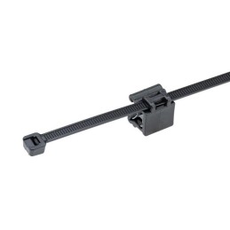 10 pcs : CMSB24-2S-C300 - CBL TIE LOCKING BLK 50LB 7.40'