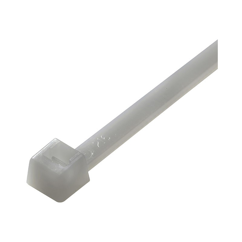 500 pcs : AL-06-18-9-C - MINIATURE CABLE TIES, 18 LB, 6 I