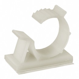 10 pcs : AKKL-5775A-19 - CBL CLIP C-TYPE NATURAL ADHESIVE