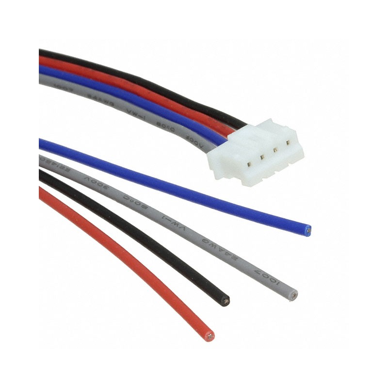 10 pcs : CABLE-EH04 - CABLE JST EHR-04 AWG 24, LENGTH