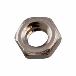 10 pcs : 7248-3 - HEX NUT 0.184' STN STEEL 4-40
