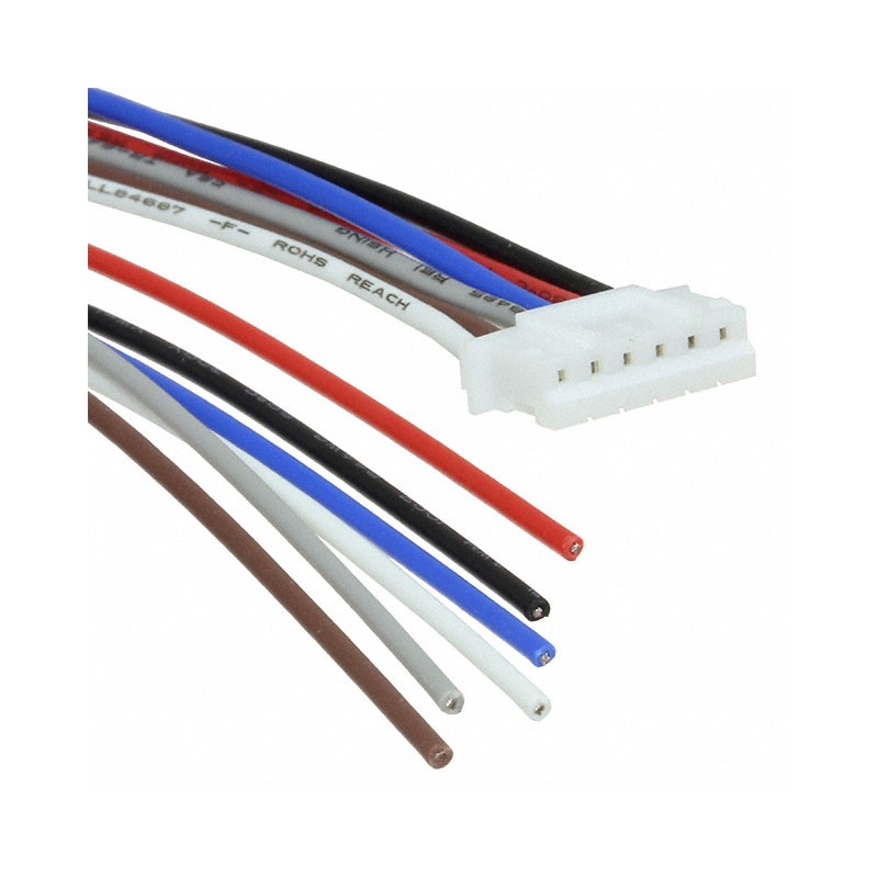 10 pcs : CABLE-PH06 - CABLE JST PHR-06 AWG 24, LENGTH